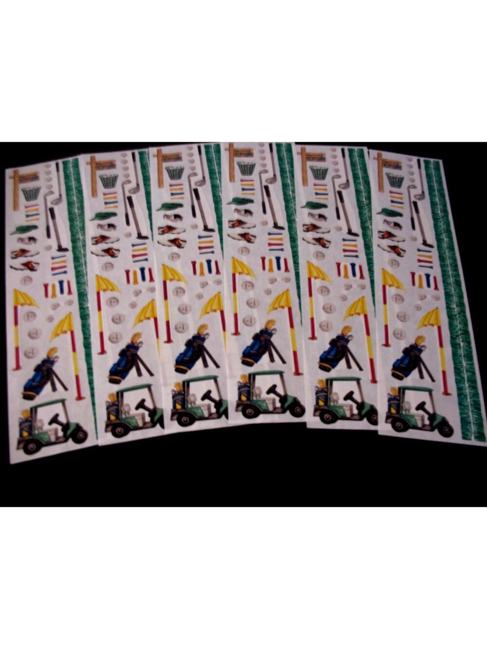 CREATIVE MEMORIES Gr Lengths Golf, 6 strips plus 6 studio stickers